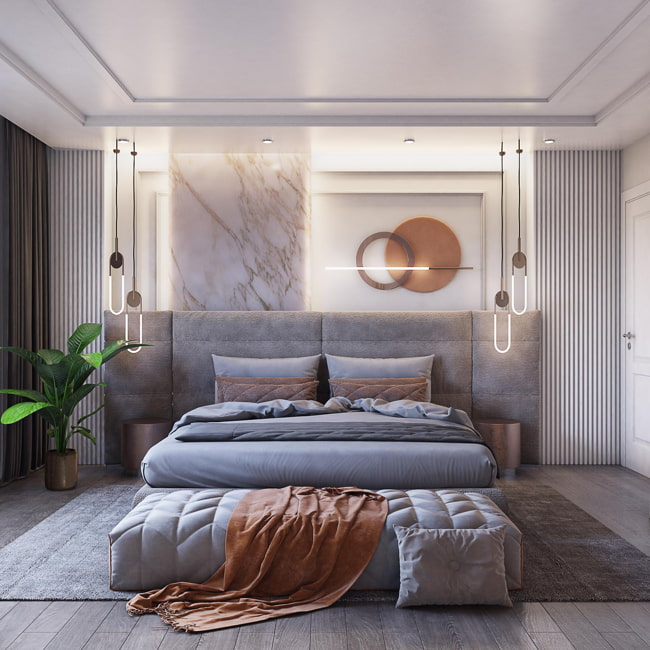 Contemporary Bedroom Interior design firm