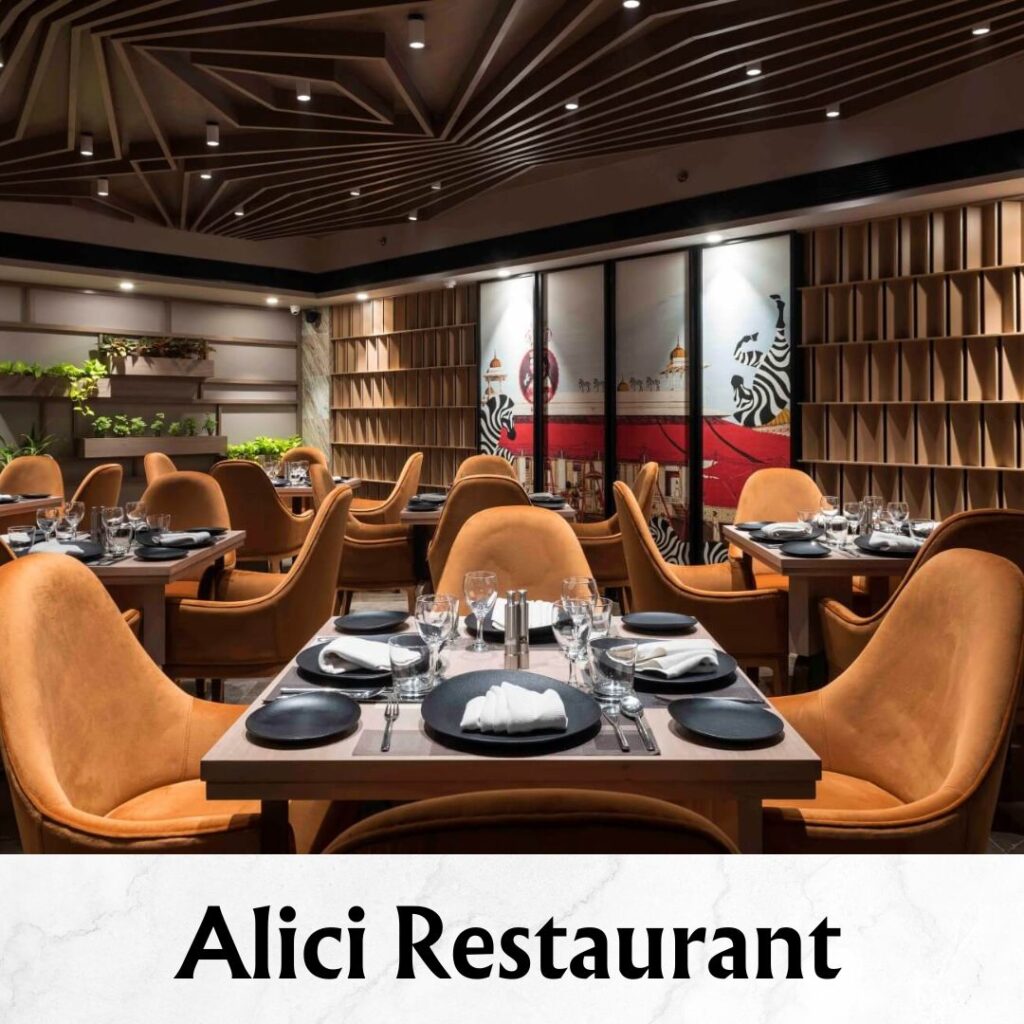 Alici Restaurant Project By Luxe Interior