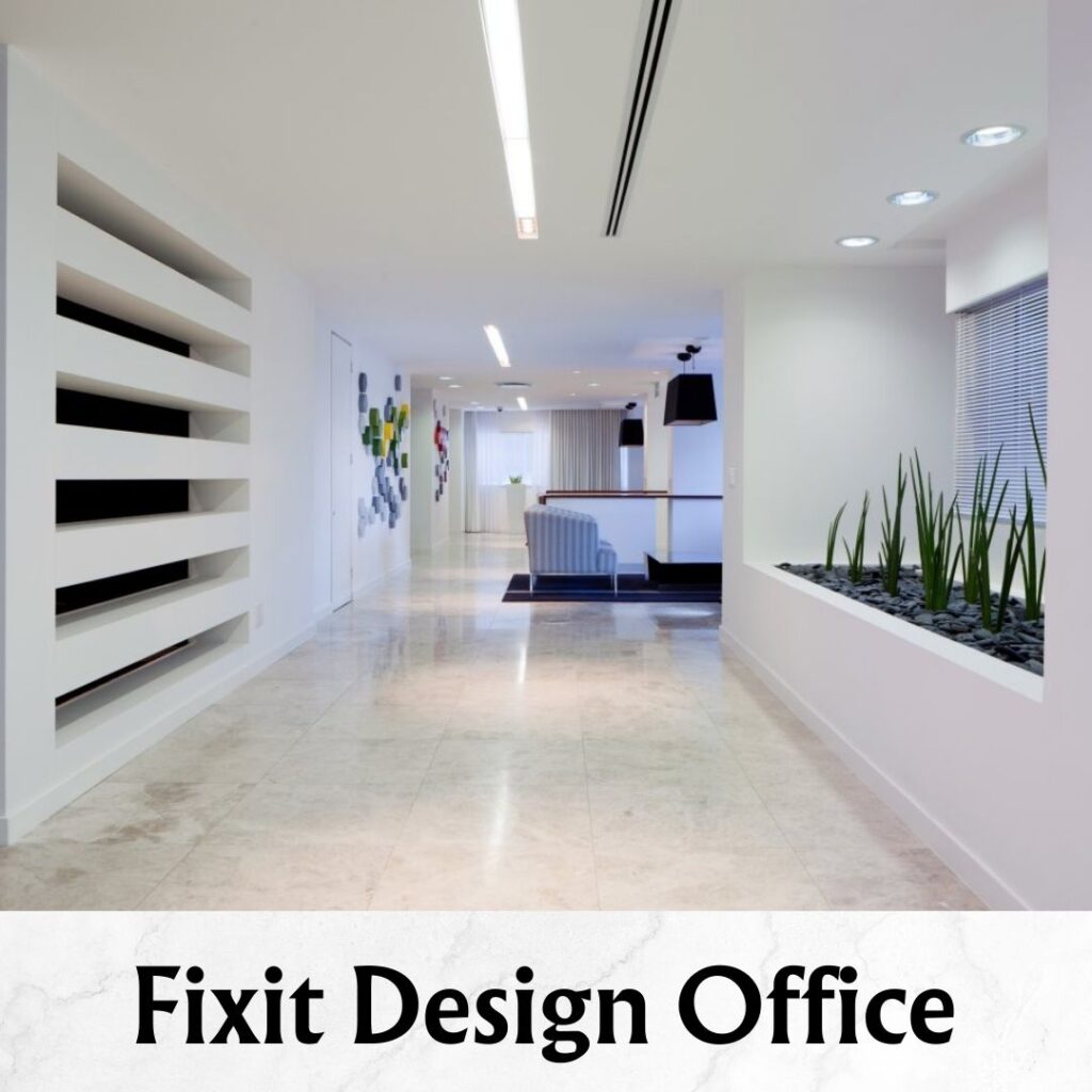 Fixit office design By Luxe Interior