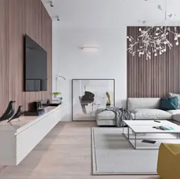 living room interior design in Dubai